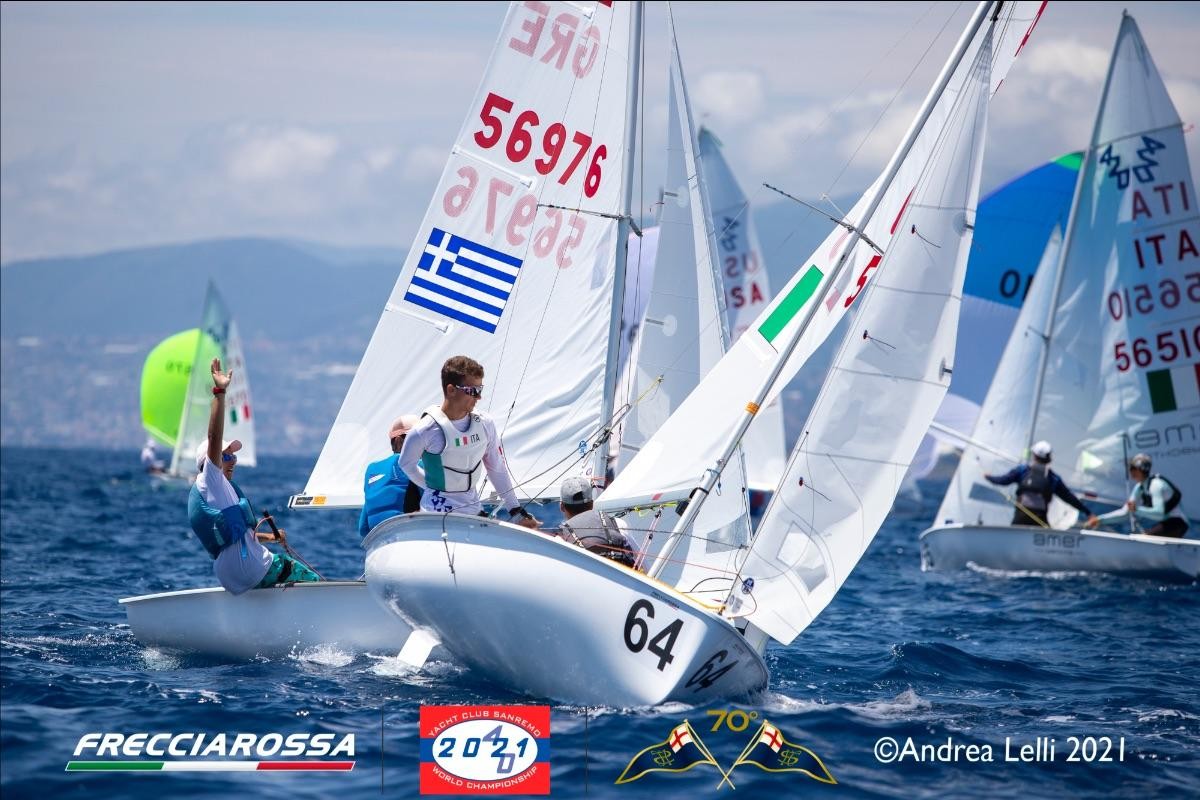 The second day of racing of the 420 World Championship 2021