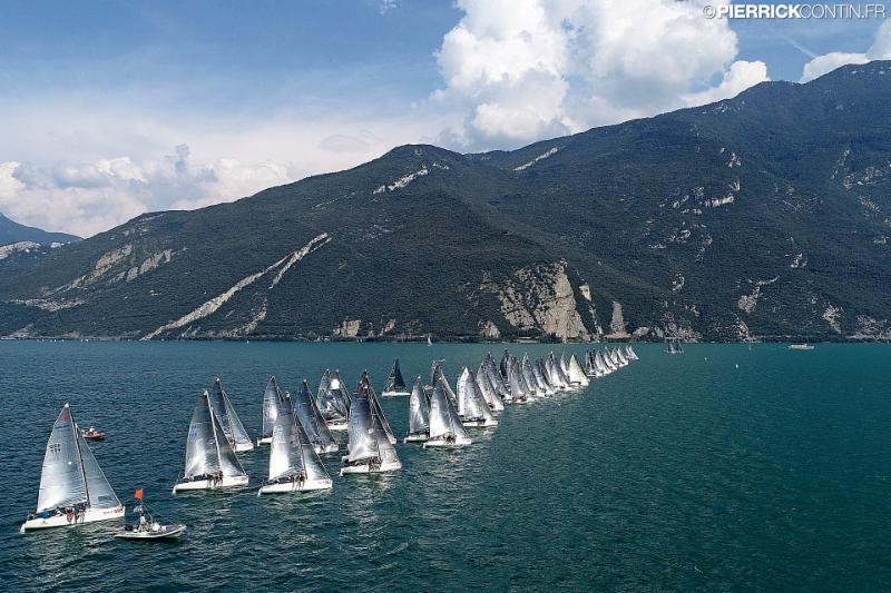 Melges 24 sailors have finally been able to benefit from a consistent and steady Ora wind on Lake Garda