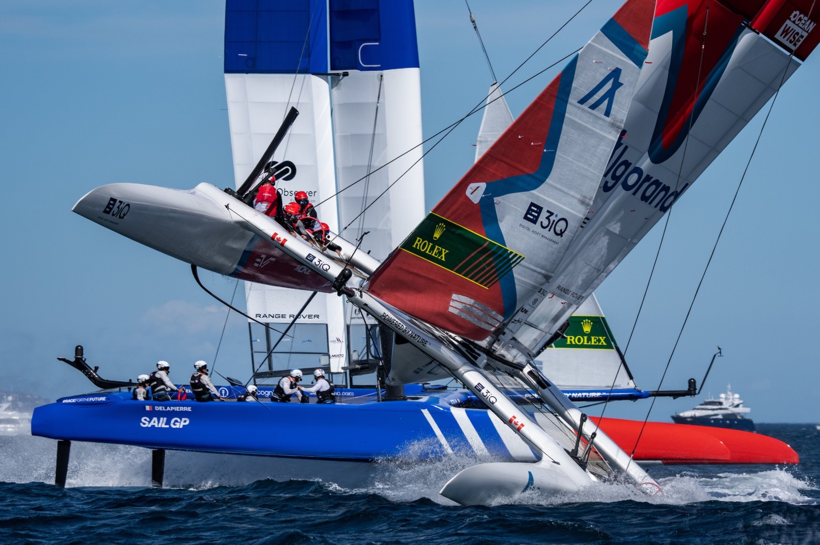 Tensions running high on SailGP's fastest day ever