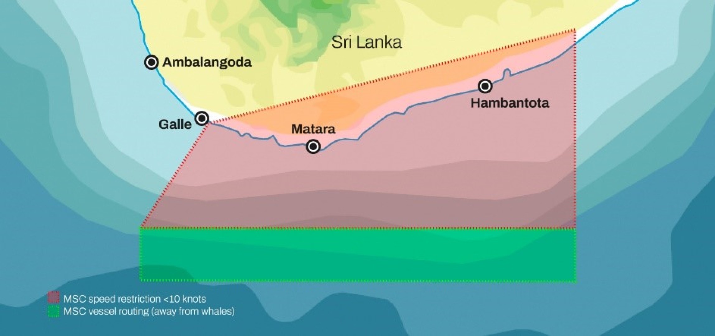 MSC Sri Lanka Mappa