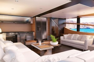 The first two motoryachts in revolutionary BeachClub line: interior
