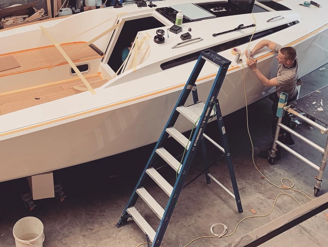 The S30 in production ph.Domani Yachts