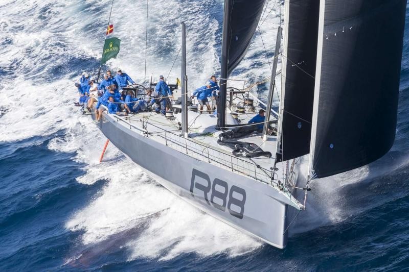 Mistral puts on a great show at the Maxi Yacht Rolex Cup