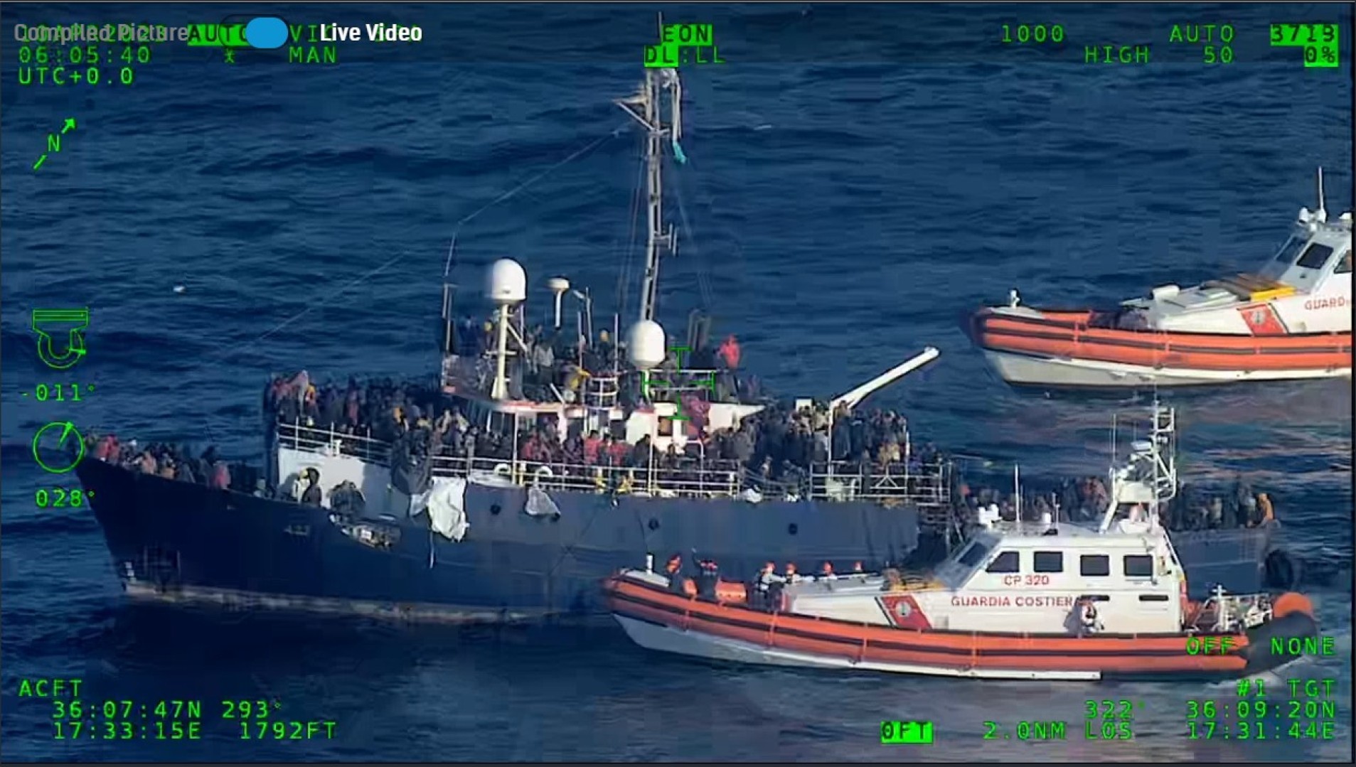 Operazioni di soccorso della Guardia Costiera: due barconi in difficoltà