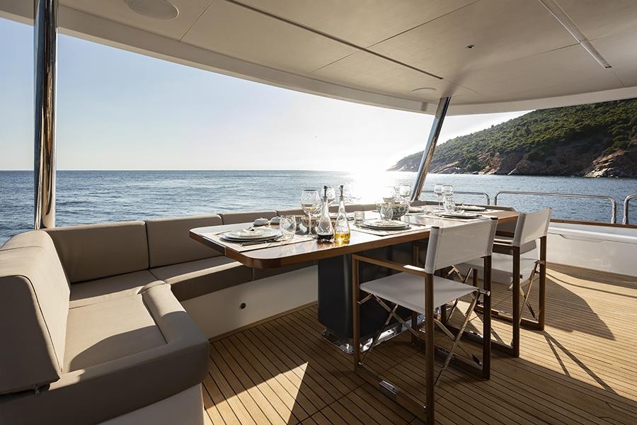 Sirena 88 flagship yacht world debut at 2019 Cannes Yachting Festival