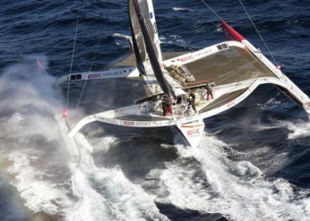 IDEC Sport maxi trimaran expected in London on Wednesday