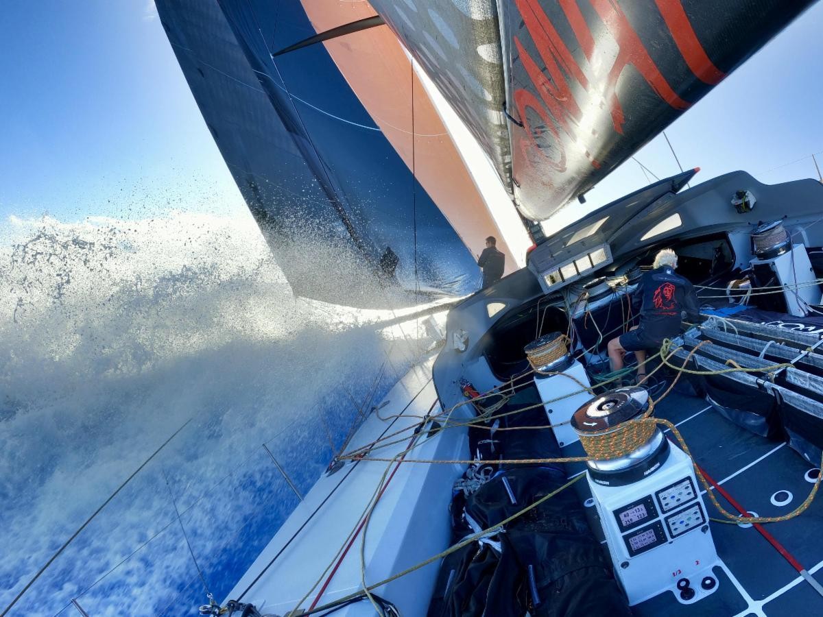 Blasting their way across the Atlantic to set more records - On board Comanche during the RORC Transatlantic Race ﻿© Shannon Falcone @racingSF