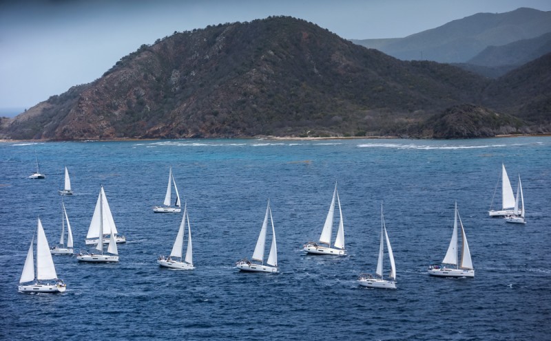 Bareboats racing on the picturesque Rendezvous course © Paul Wyeth