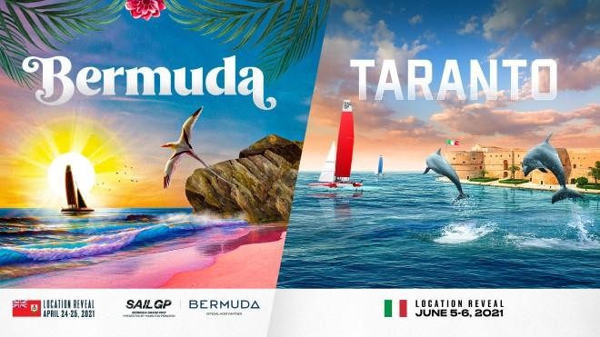 Bermuda and Italy selected to host first SailGP events of 2nd season