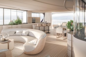 The new SolarImpact Yacht: the salon