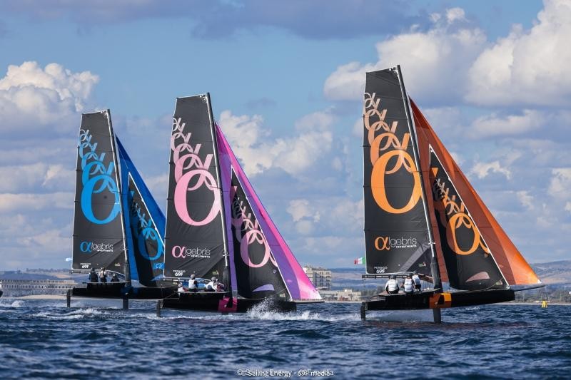 Youth Foiling Gold Cup Act 3. Photo credit: 69F Media/Sailing Energy