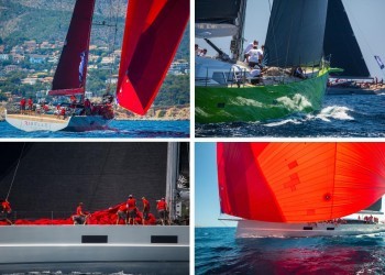 Watch: ribelle cuts a striking figure on the Superyacht Cup Palma Course