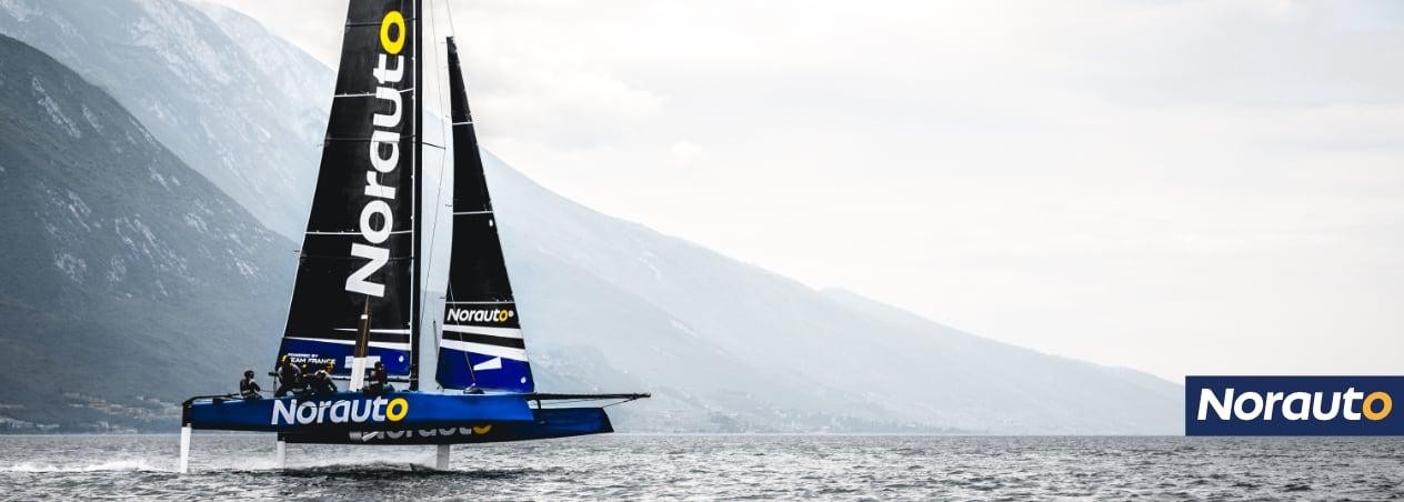 Franck Cammas and NORAUTO, winners of the GC32 Lagos Cup