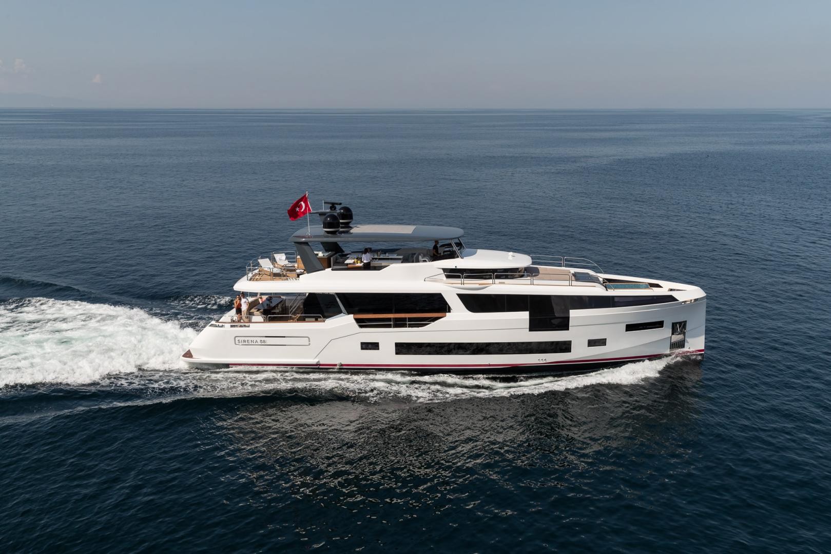 the new Sirena 88 flagship (photo Jeff Brown)