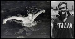 Carlo Pedersoli in arte Bud Spencer nuotatore pallanuotista