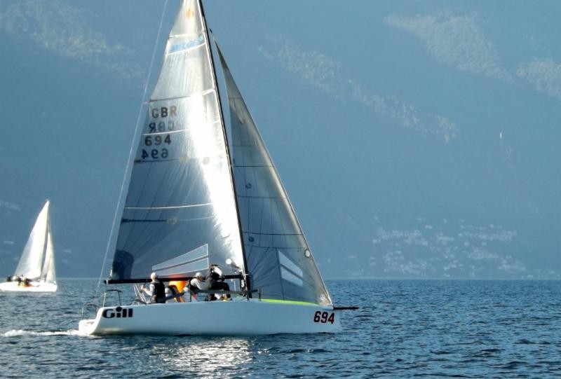 2018 Melges 24 European Sailing Series Day One in Luino