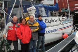 Tromso, Norvegia, Best Explorer e il suo equipaggio alla partenza