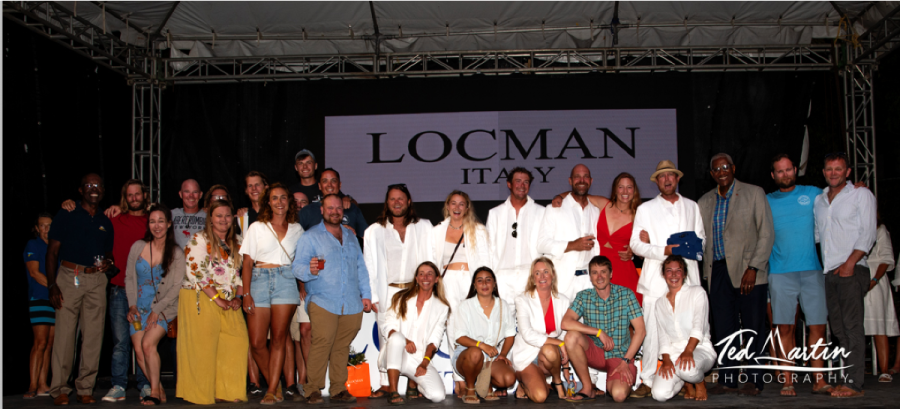 Columbia won 3rd place in classic schooner class and a special mention Locman watch award 