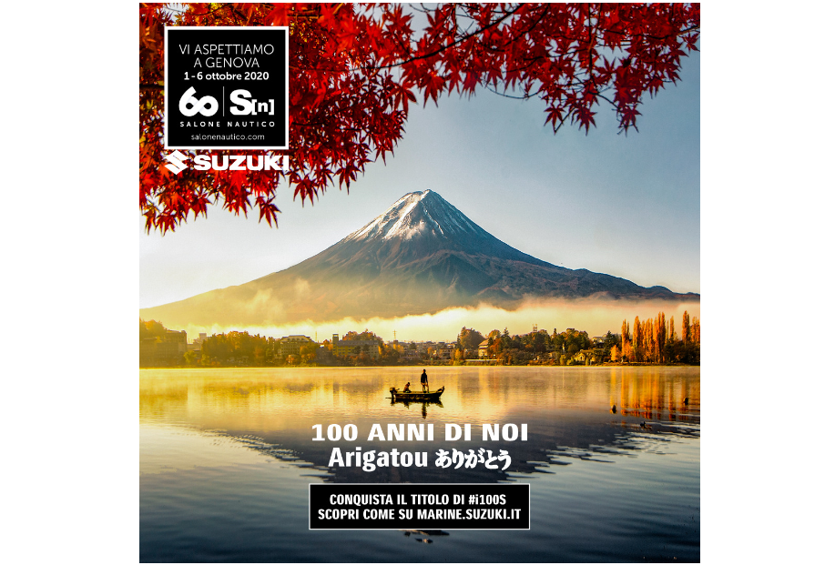 100 di Suzuki al #SaloneNautico di Genova: senza di te non saremmo noi