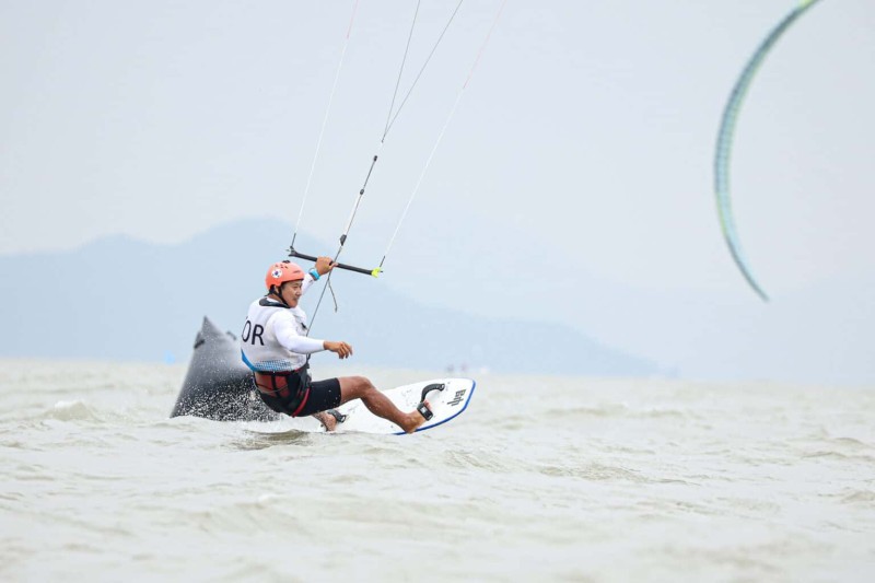Excitement continued into the second day of the Asian Games sailing event