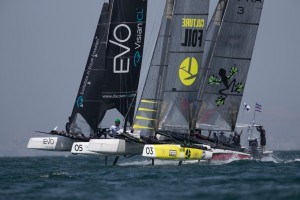 Two teams retire from penultimate day of the 2018 Extreme Sailing Series™