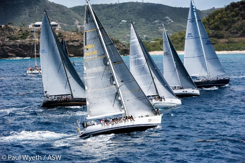 Antigua Sailing Week: Spectacular racing on KPMG Race Day 5