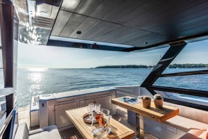 The new Mazu 52HT: generous interior volume and deck space