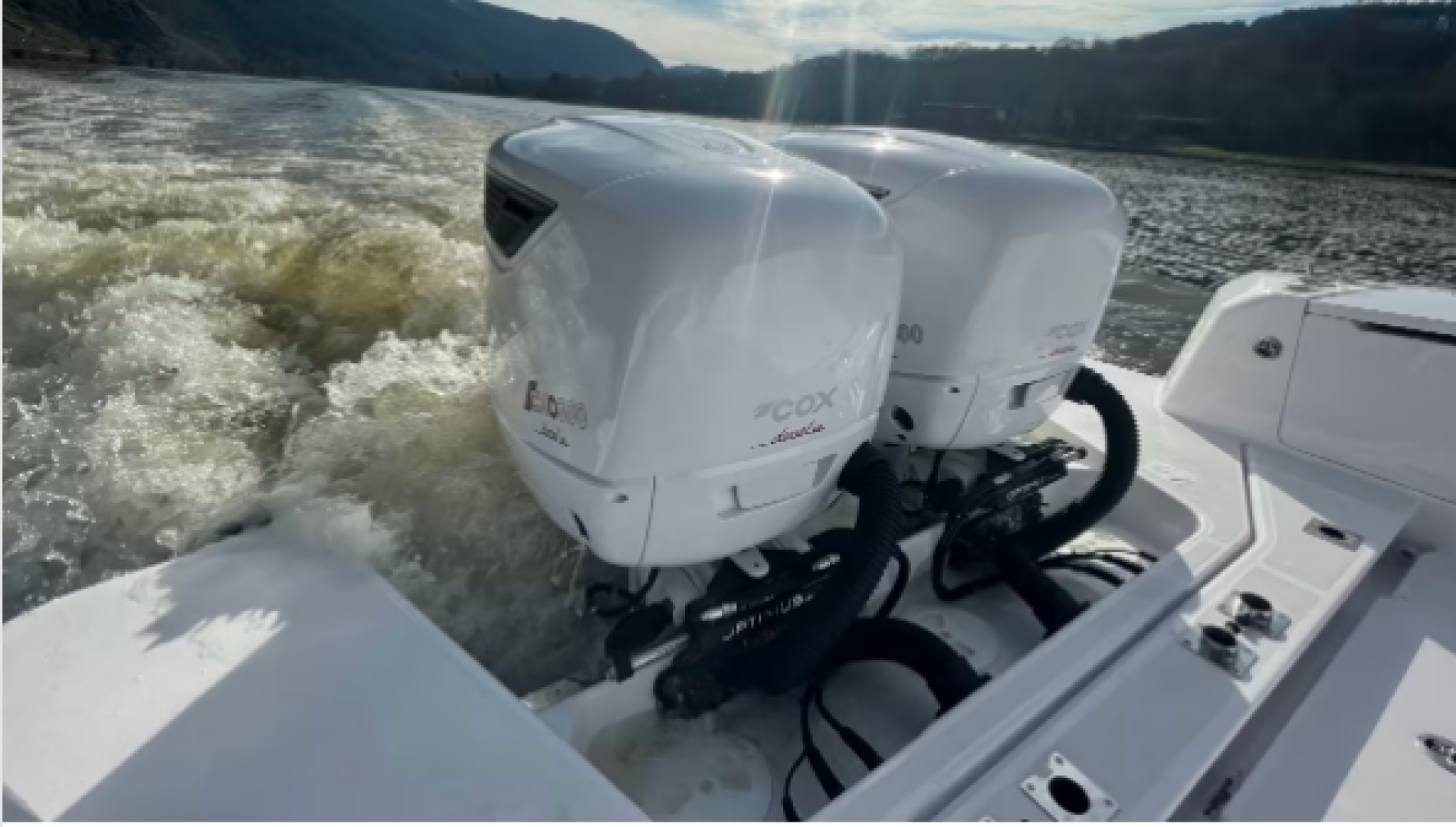 The CXO300 diesel outboard is approved for twin installations on Lake Constance, bordered by Germany, Switzerland and Austria