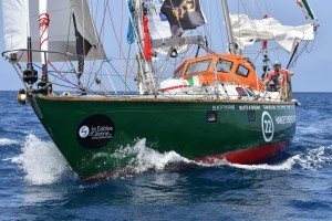 Gregor McGuckin (IRE) on his Biscay 36 ketch Hanley Energy Endurance, has made steady progress  moving up from 10th to 5th place this past week
