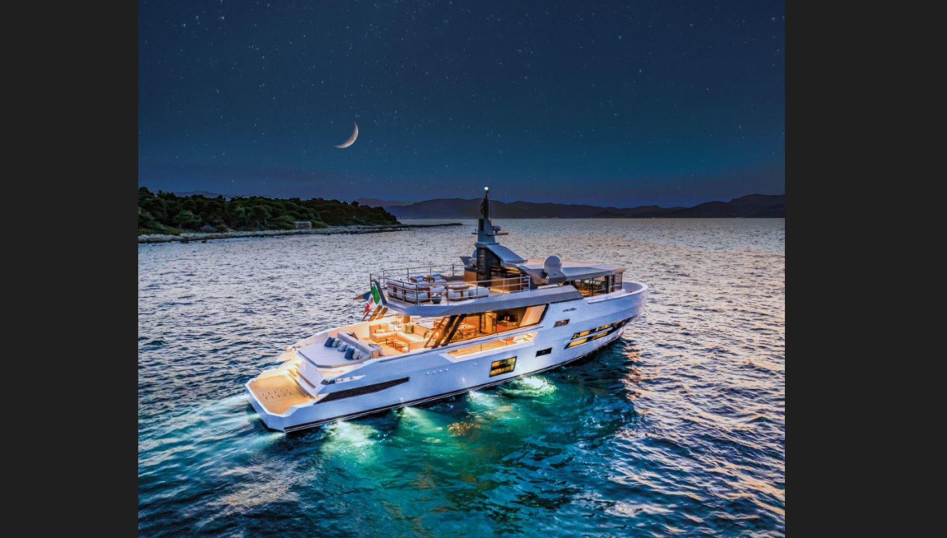 Arcadia Yachts at the Monaco Yacht Show with the Sherpa 80 Mabelle