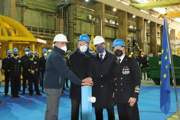 Inizio attività produttiva per il primo sottomarino NFS della Marina Militare