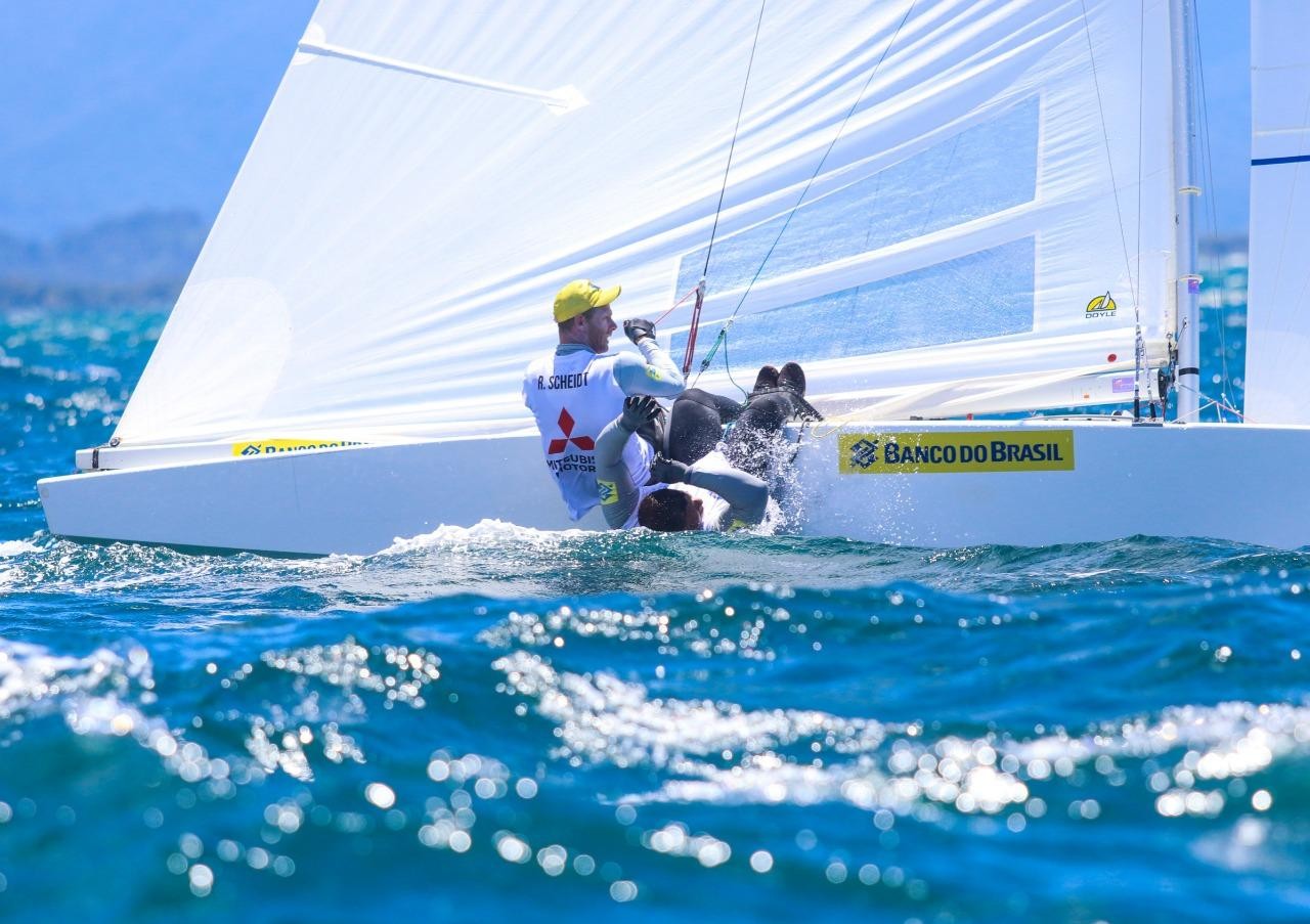 Robert Scheidt and Ubiratan Matos extend their lead in the Star South American Championship in Ilhabela, Brazil