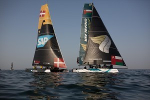 2018 Extreme Sailing Series™ Act 1, Muscat: Alinghi dominates on the first day