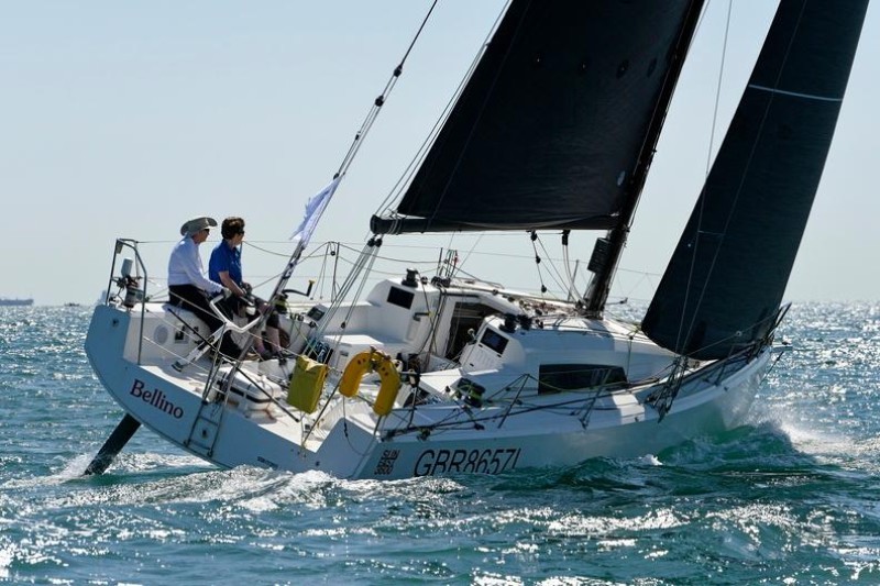 After IRC time correction for 15 days of racing, Jangada won overall by seven minutes and nine seconds. Rob Craigie's Sun Fast 3600 Bellino racing Two-Handed with Deb Fish was second overall © James Tomlinson/RORC