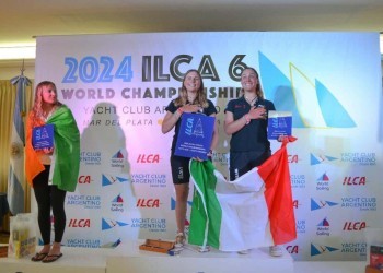 Italy celebrates double victory at the ILCA 6 Youth World Championships