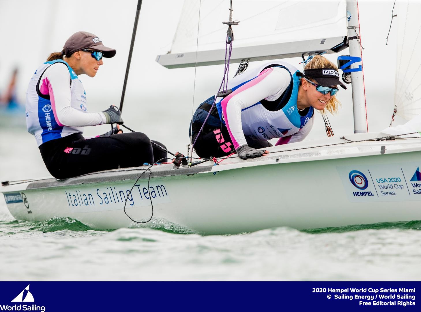 Elena Berta e Bianca Caruso (foto Sailing Energy / World Sailing)