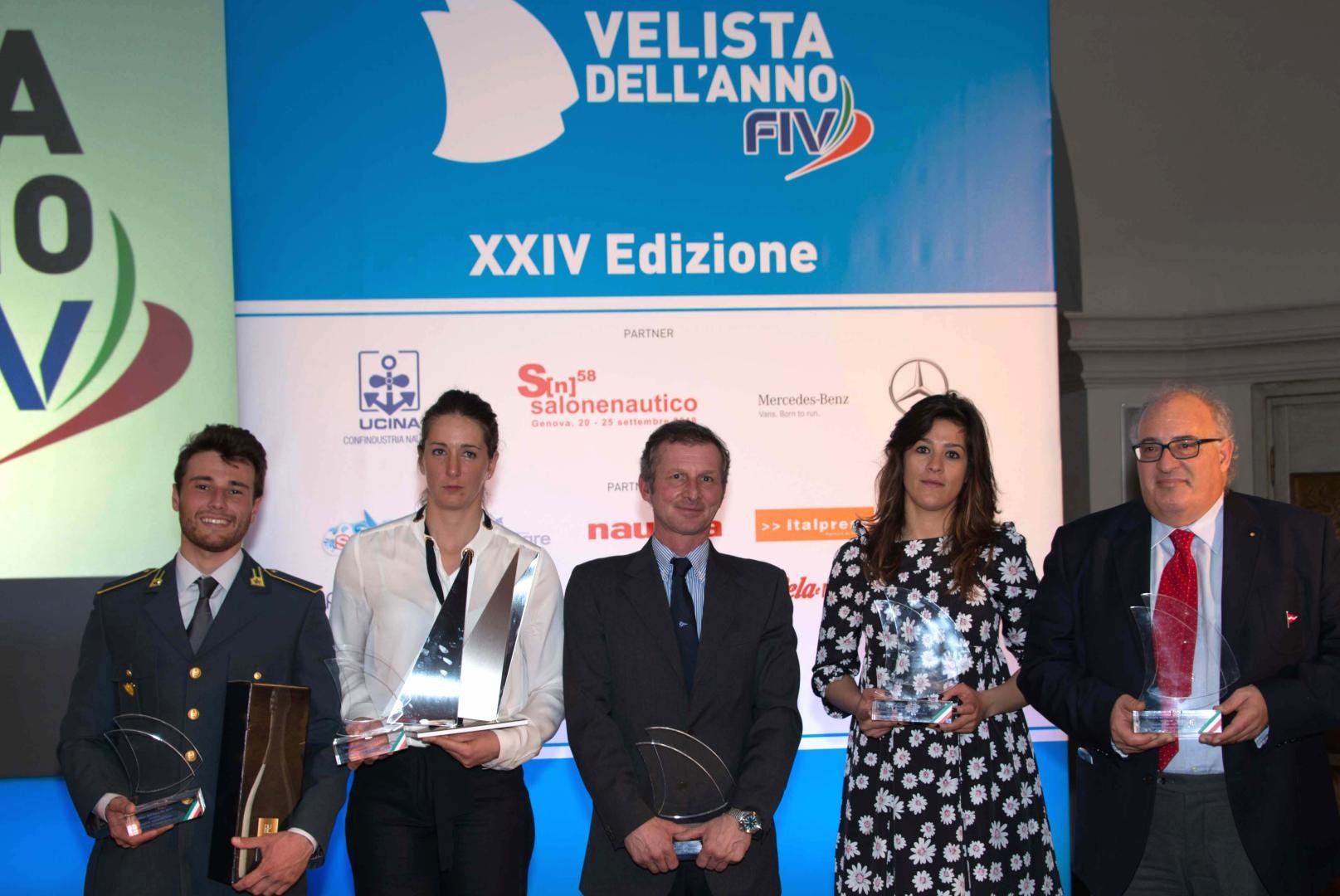 Velista dell'Anno FIV: I vincitori dei premi in gruppo