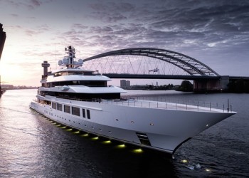 Oceanco delivers 117m/384ft Infinity a 117m  motoryacht