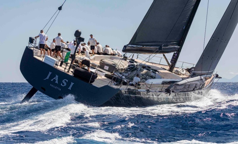 Contesting the IMA Transatlantic Trophy for Monohull Line Honours is largest boat currently confirmed for the 2023 RORC Transatlantic Race - the 115ft Swan Jasi skippered by Toby Clarke © ClubSwan Racing / Studio Borlenghi
