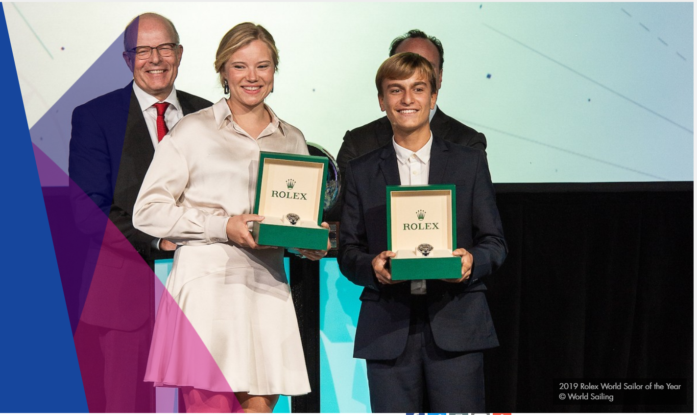 Marco Gradoni becomes youngest Rolex World Sailor of the Year; Anne-Marie Rindom receives female honour
