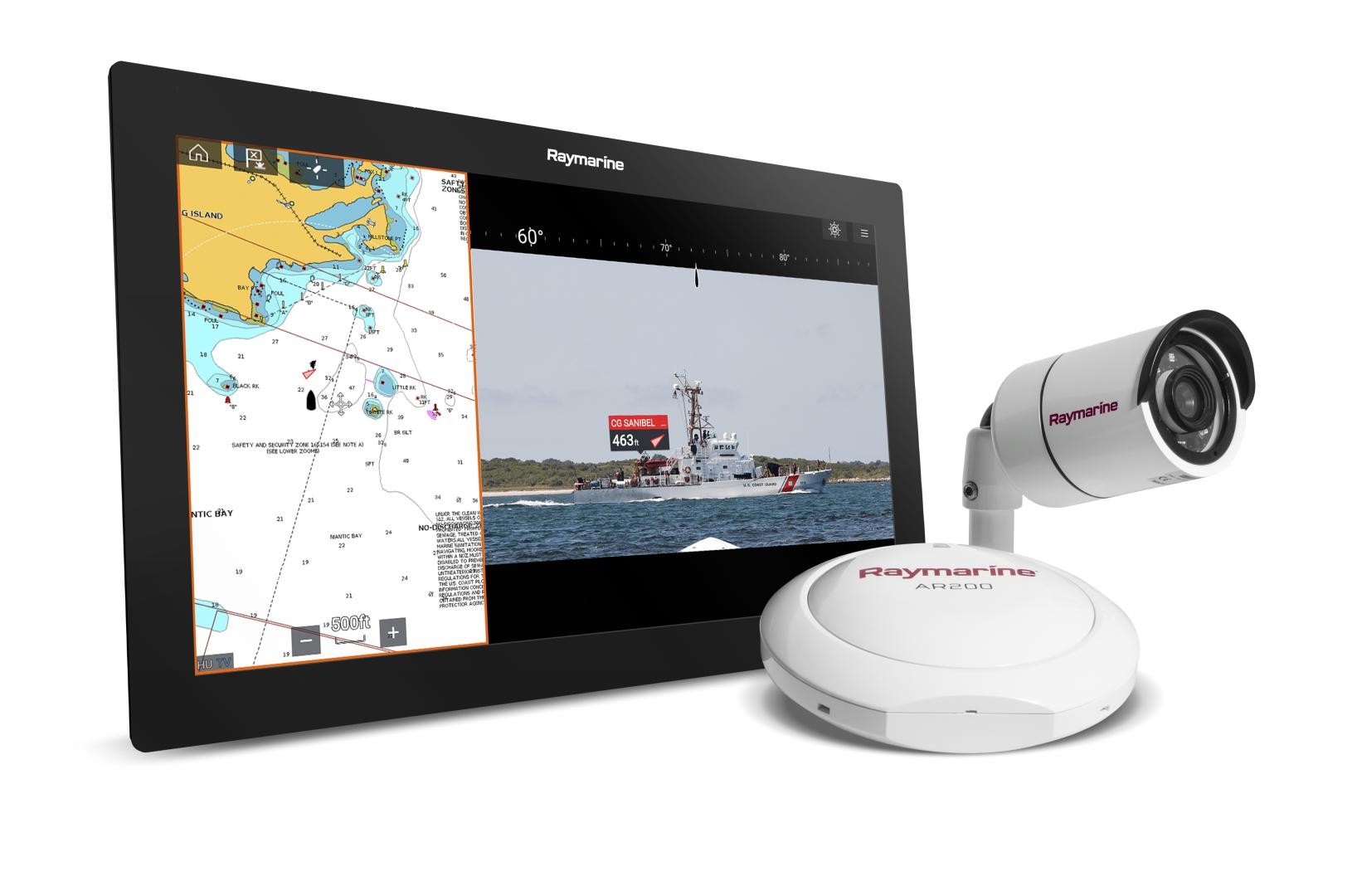 FLIR-Premiere für die Raymarine®-Navigationstechnologie ClearCruise™ AR (Augmented Reality)