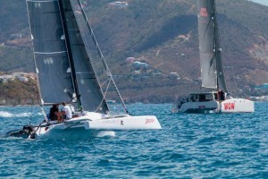 Frustrating Conditions Challenge Sailors in Round Tortola Race