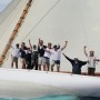 Kismet's crew celebrate their victory in the Centenary Trophy 2022 - Photo © Juerg Kaufmann/GYC