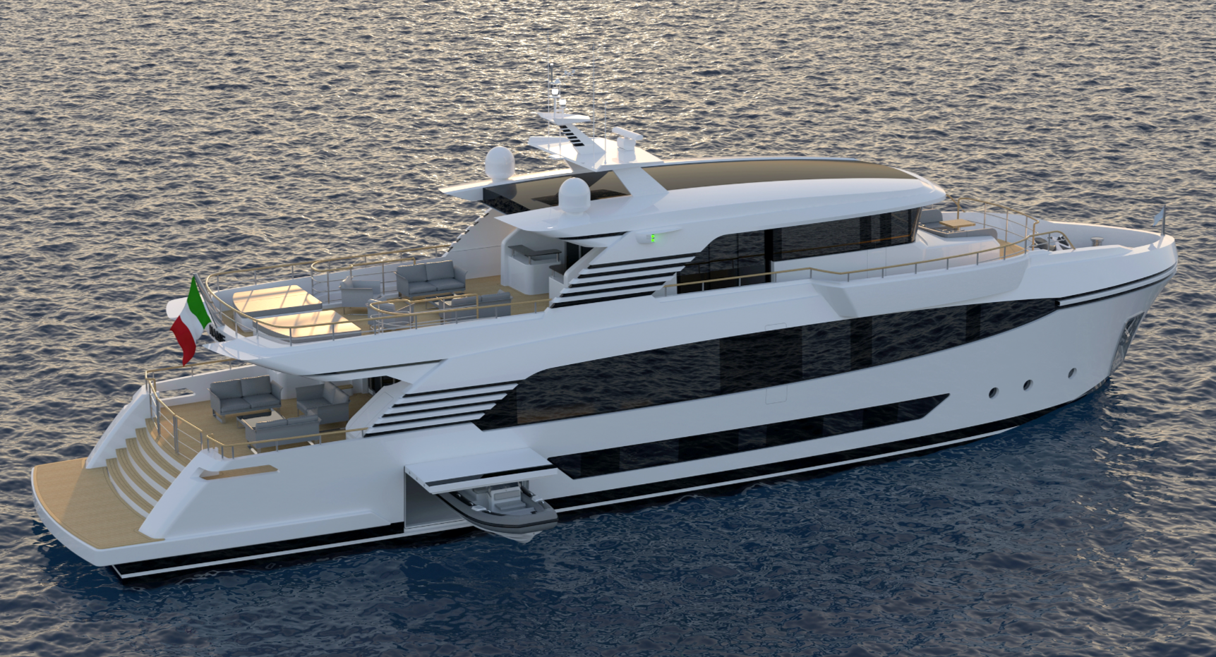 Spadolini presenta il suo ultimo progetto: un motoryacht di 32.8m