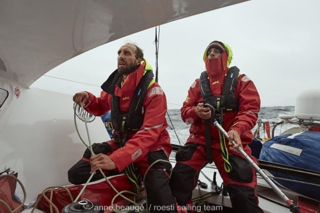Valentin Gautier und Simon Koster vom Roesti Sailing Team