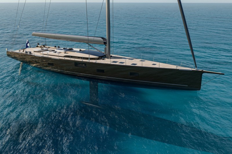 The Baltic 110 Custom's twin rudders and lifting keel mean she can access a wider range of anchorages