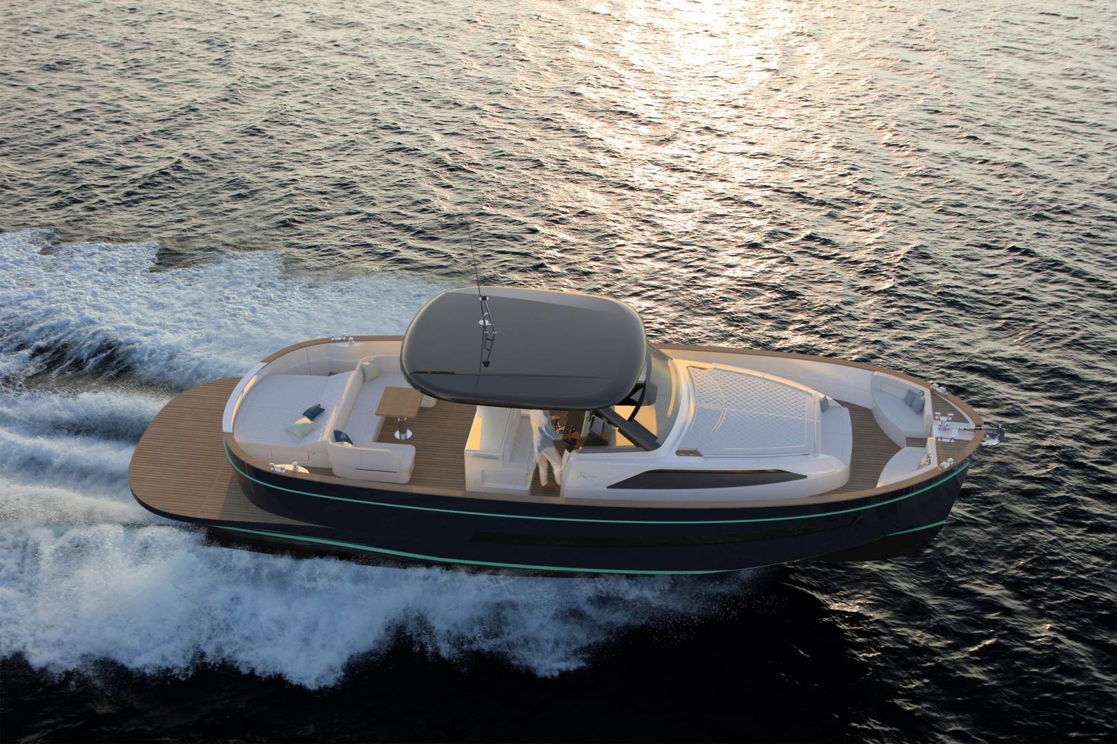 Apreamare with the new Gozzo 45 at the Cannes Yachting Festival