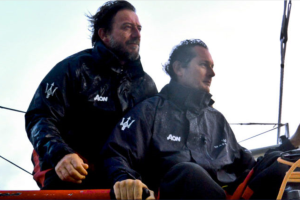 Soldini e John Elkann in navigazione