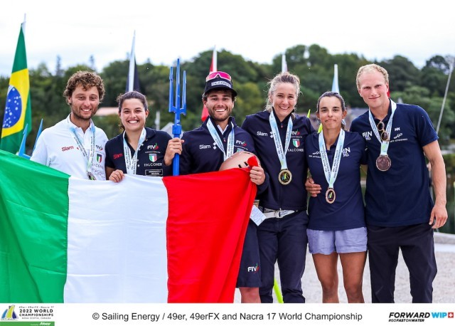 Mondiale catamarano olimpico Nacra17, oro e argento per l'Italia