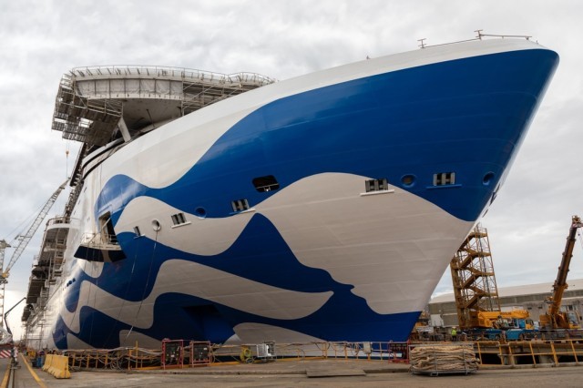 Fincantieri vara la sua prima nave da crociera a LNG, Sun Princess